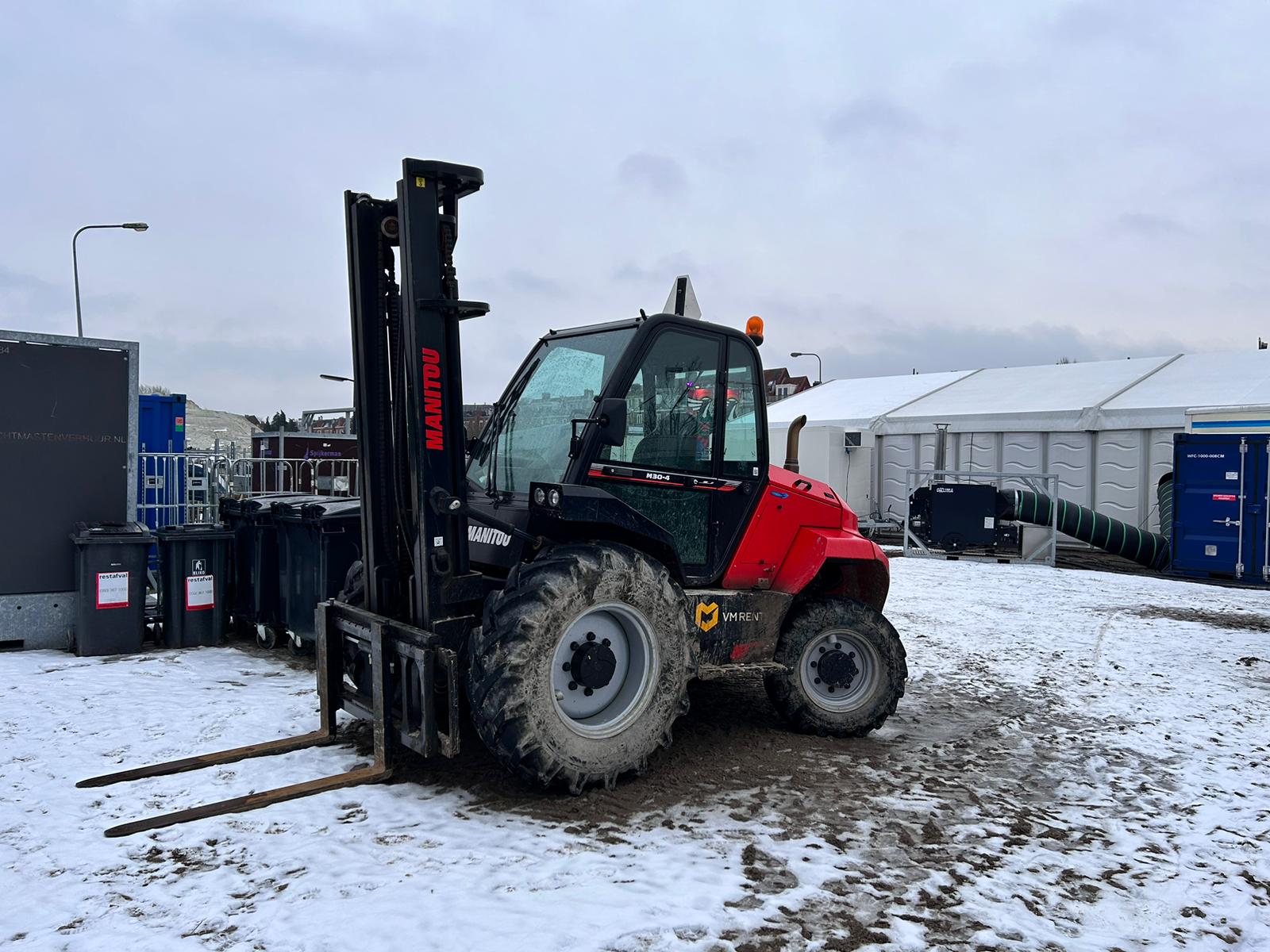 elektrische heftruck winter