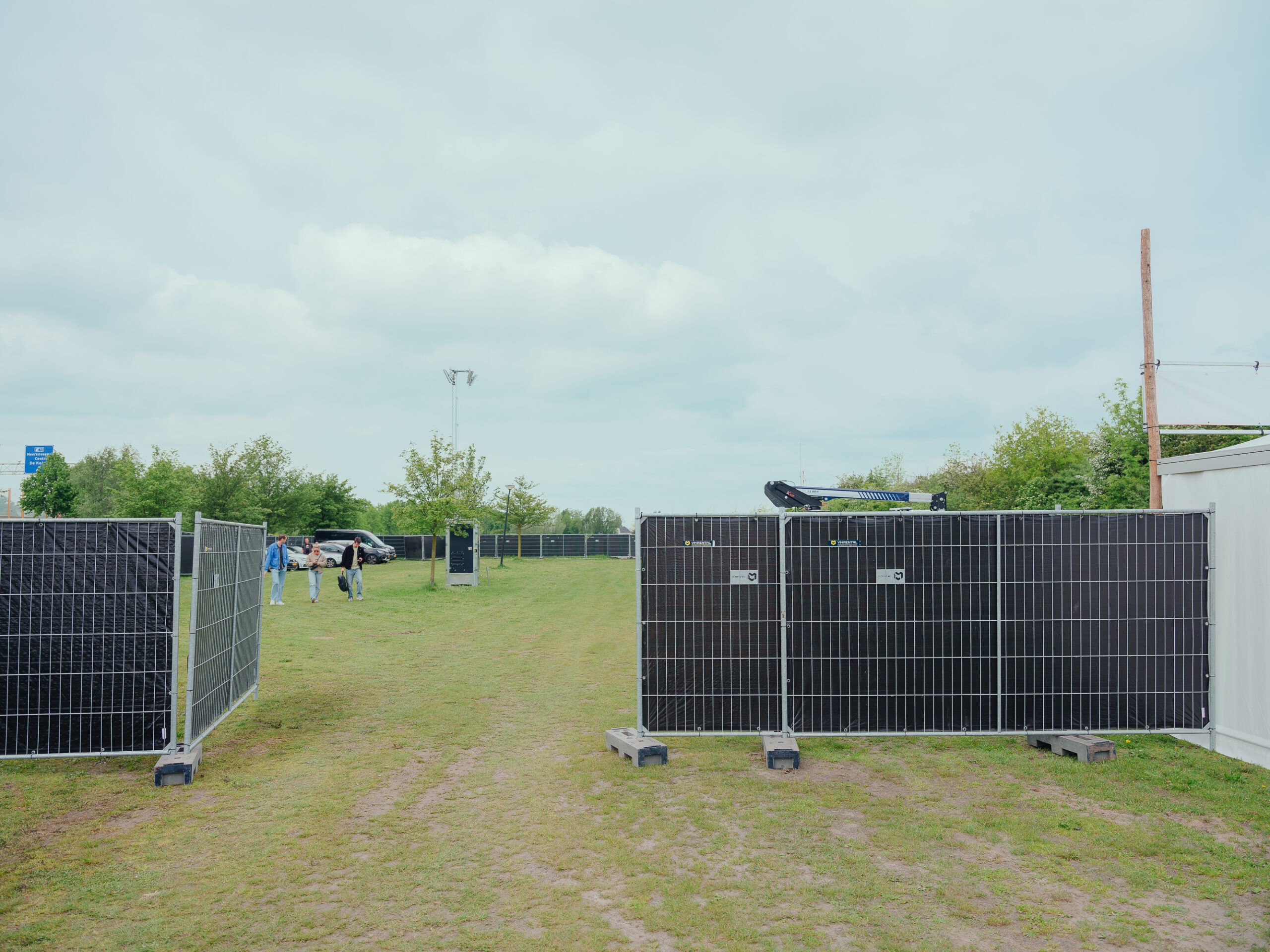 bouwhekken op hevaen open air